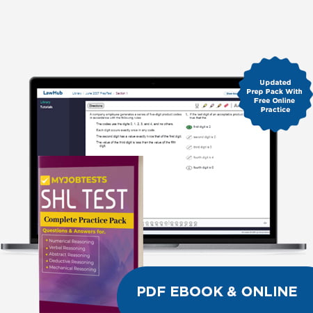 SHL Aptitude Test Complete Practice Pack SHL assessment preparation cover