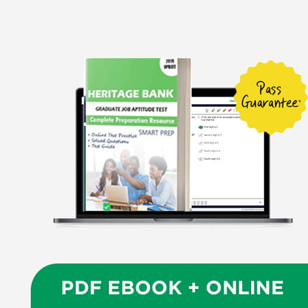 Heritage Bank Aptitude Test Prep Pack Heritage Bank assessment preparation cover