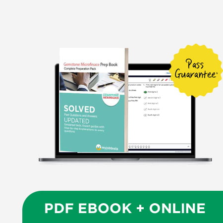 Gemstone Microfinance Aptitude Test Prep Pack Gemstone Microfinance Bank assessment preparation cover