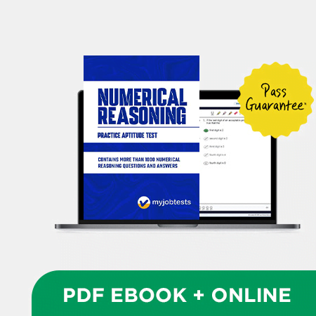 Numerical Reasoning Practice Prep Pack SHL assessment preparation cover