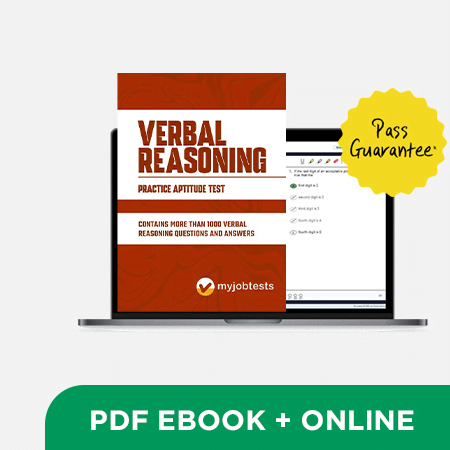 Verbal Reasoning Practice Prep Pack SHL assessment preparation cover