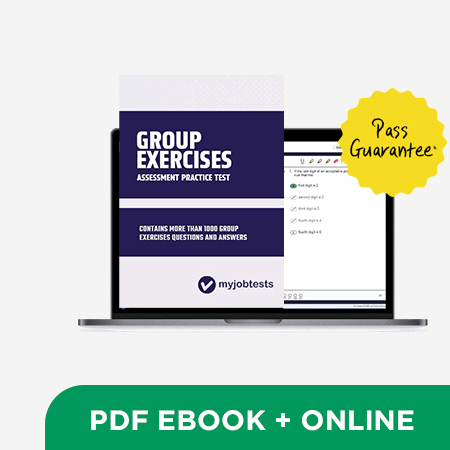 GROUP EXERCISES Assessment Practice Pack SHL assessment preparation cover
