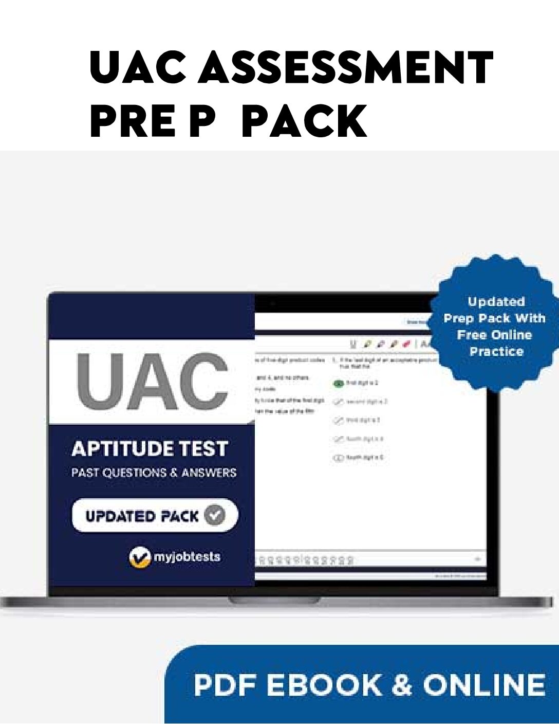 UAC Workforce Aptitude Test Prep Questions & Answers UAC Foods assessment preparation cover