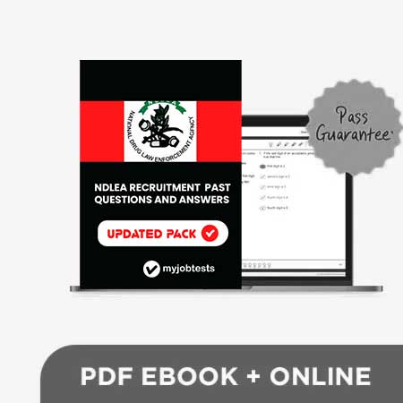 NDLEA Recruitment Aptitude Test Prep Questions & Answers NDLEA assessment preparation cover