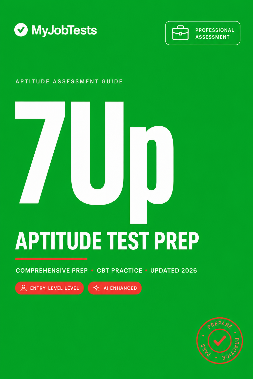 7up Aptitude Test Prep Questions & Answers 7Up assessment preparation cover