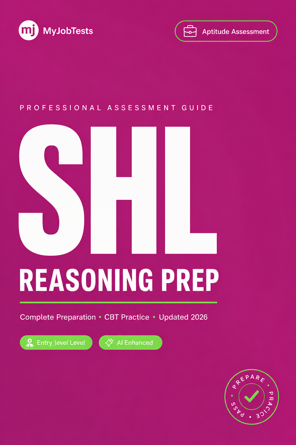 SHL Abstract Reasoning Prep Pack — Past Questions & Answers SHL assessment preparation cover