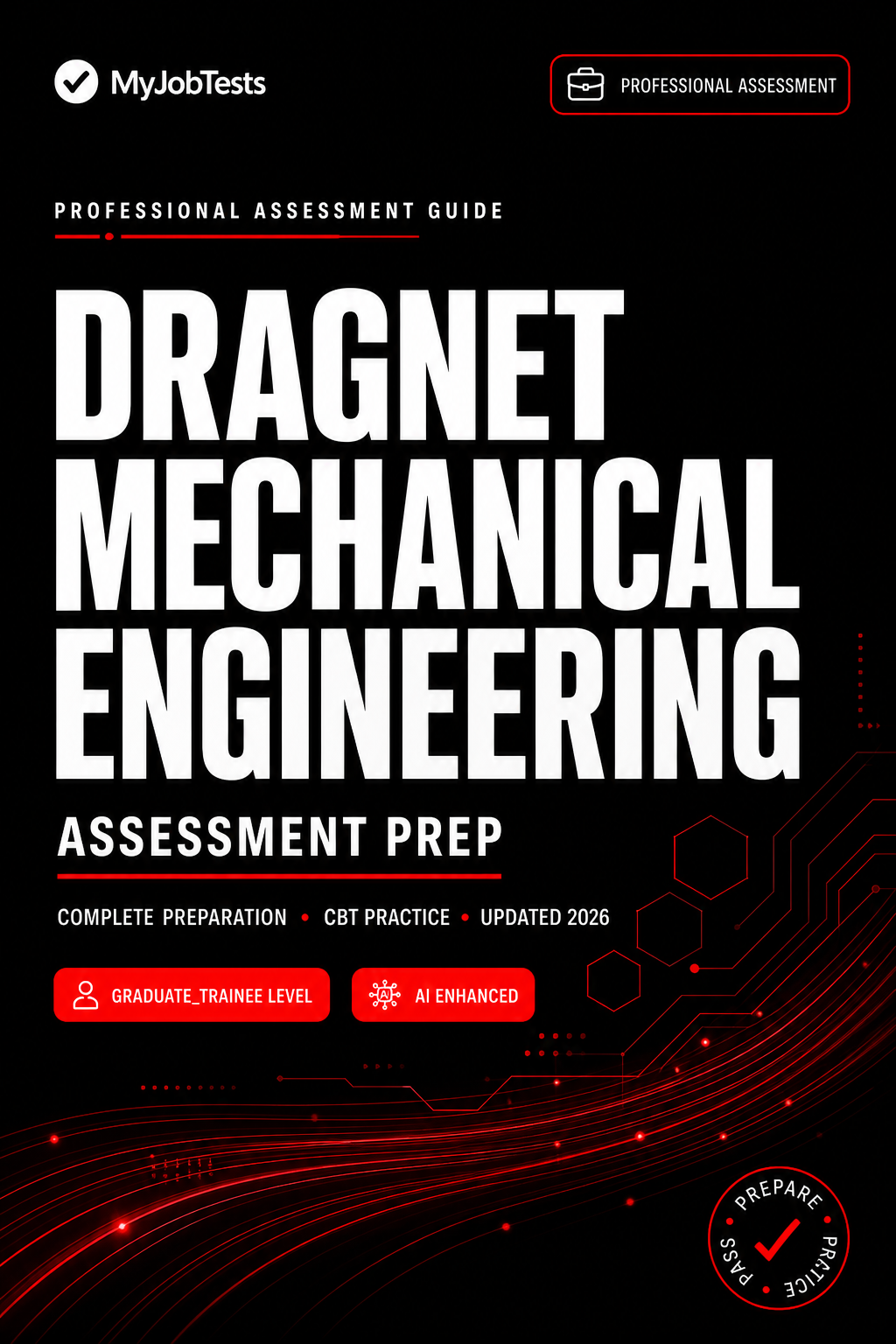 Dragnet Mechanical Engineering Skill Assessment Practice Pack Dragnet Mechanical Engineering assessment preparation cover