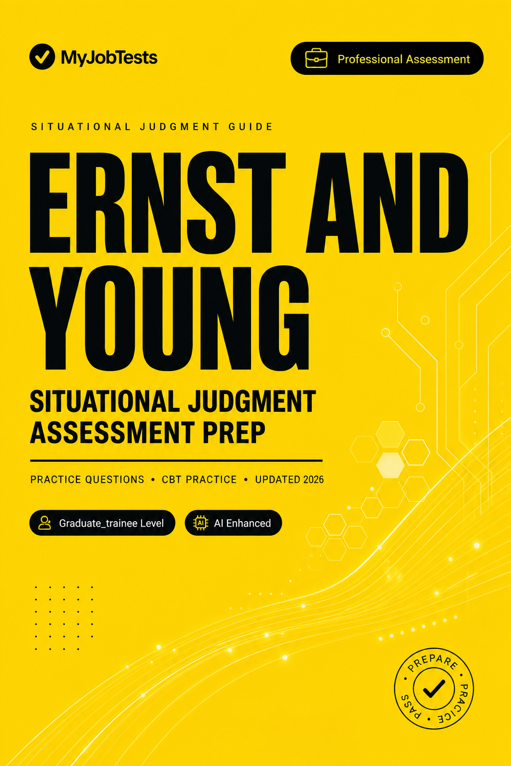 Ernst and Young Situational Judgment Test Prep — Practice Questions & Answers Ernst and Young assessment preparation cover