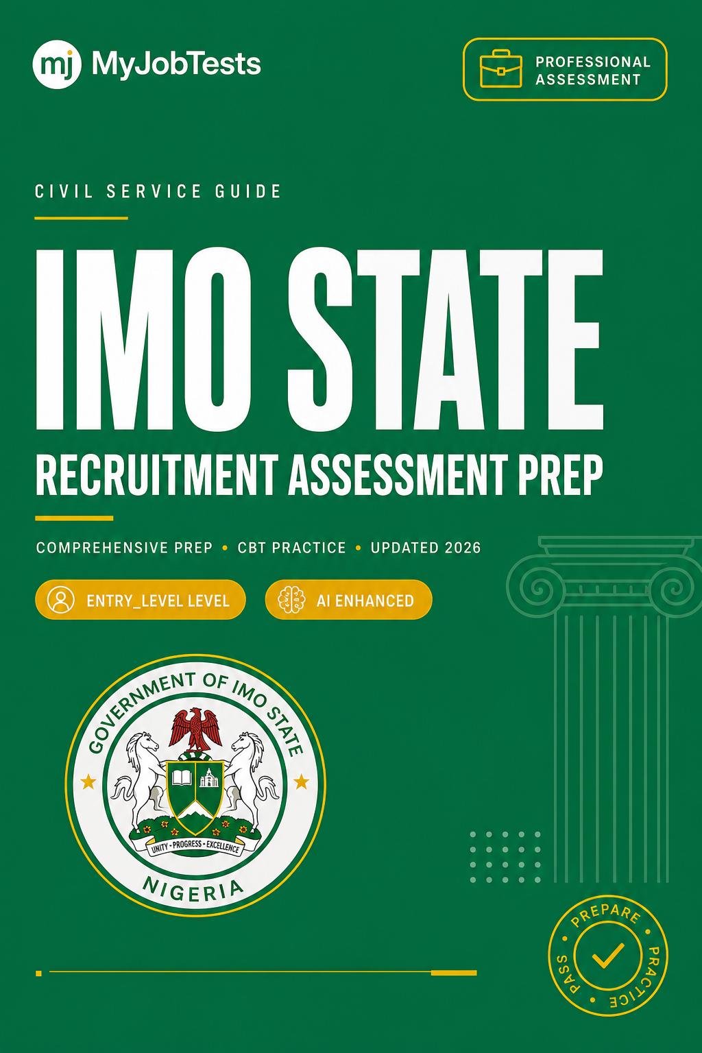 Imo State Civil Service Recruitment Exam Prep Pack assessment preparation