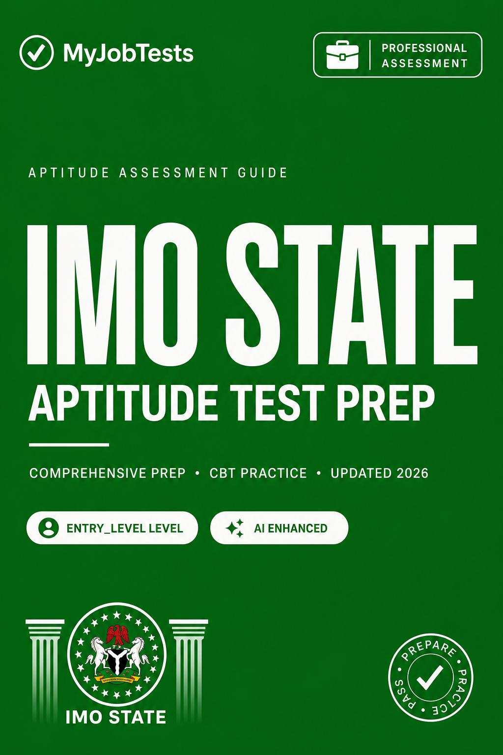 Imo SUBEB – IMSUBEB Exam Aptitude Test Prep Questions & Answers Imo State assessment preparation cover