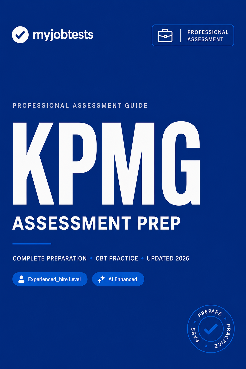 KPMG Numerical Reasoning Prep Pack — Past Questions & Answers KPMG assessment preparation cover