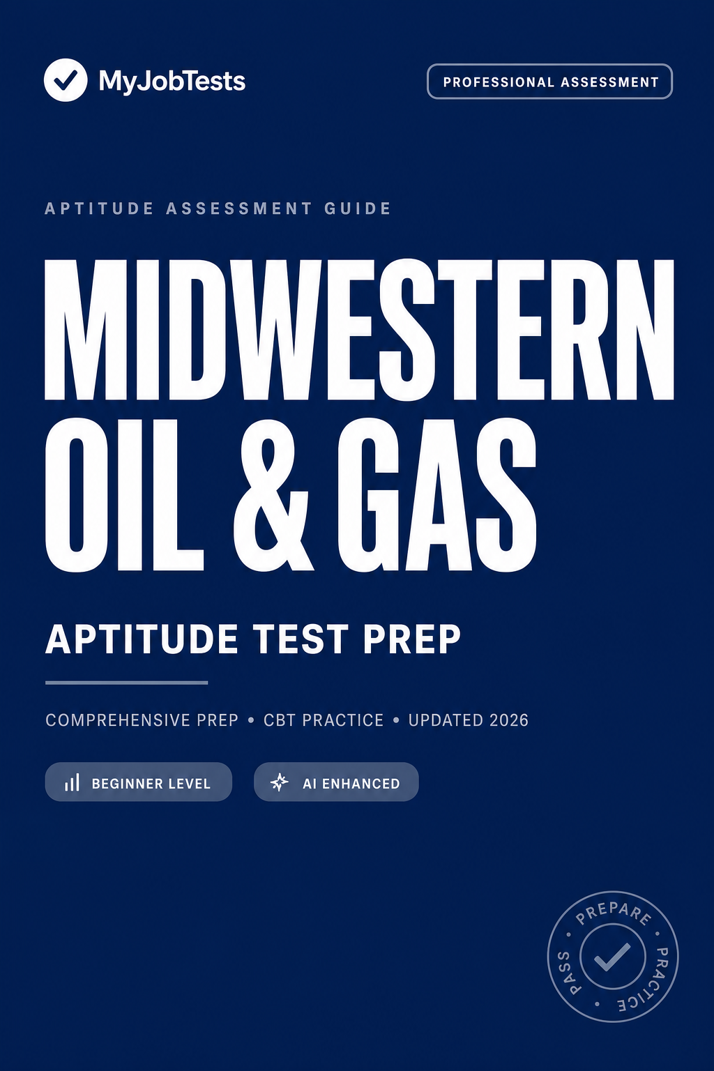 Midwestern Oil & Gas Aptitude Test Prep Pack Midwestern Oil & Gas assessment preparation cover