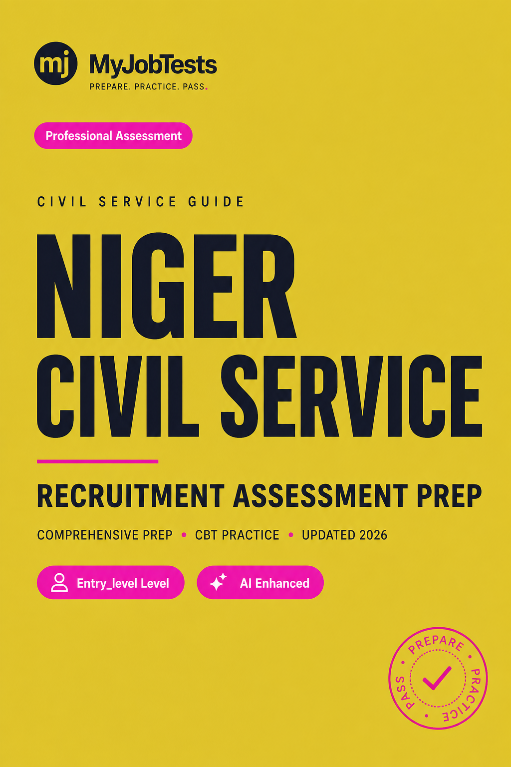 Niger State Civil Service Recruitment Exam Prep Pack Niger Civil Service assessment preparation cover