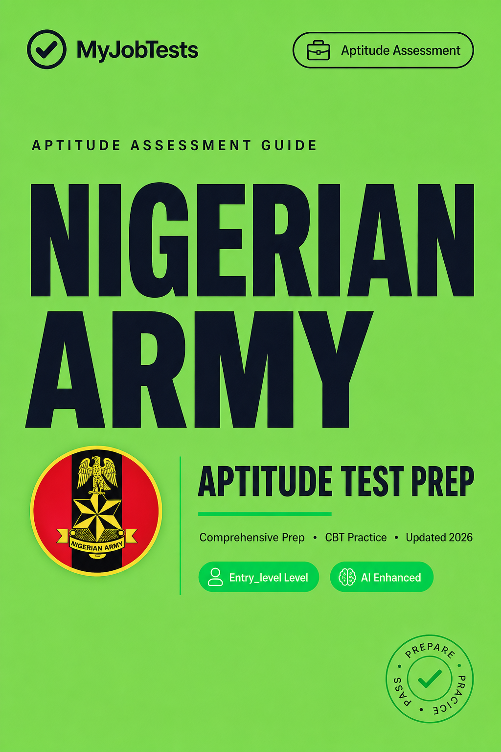 Nigerian Army Recruitment Aptitude Test Prep Questions & Answers - Nigerian Army assessment preparation