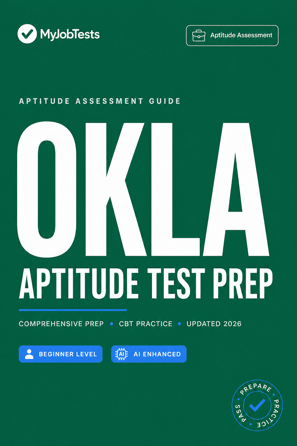 OKLA Graduate Aptitude Test Prep Pack OKLA assessment preparation cover