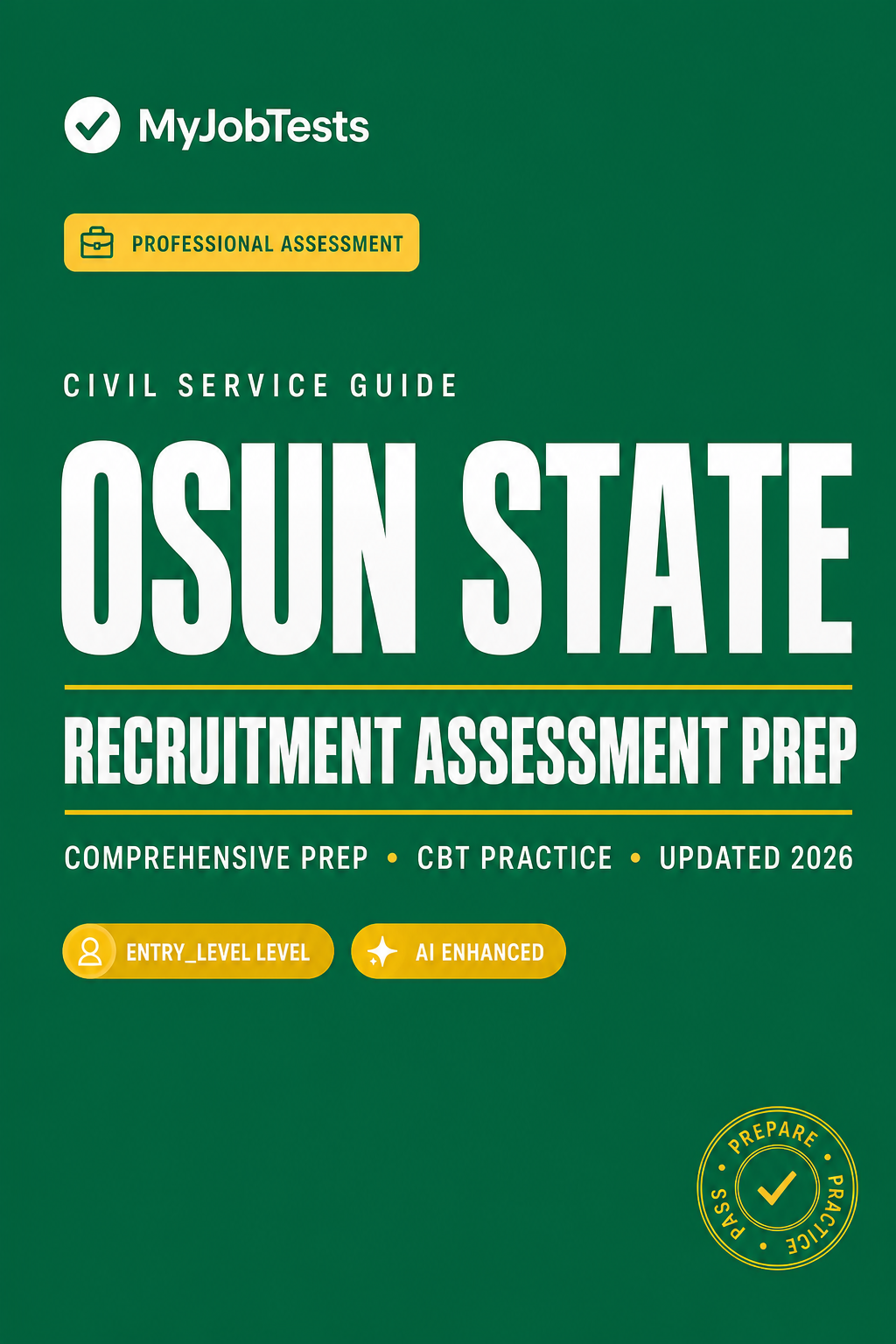 Osun State TESCOM Recruitment Past Questions and Answers Osun State TESCOM assessment preparation cover