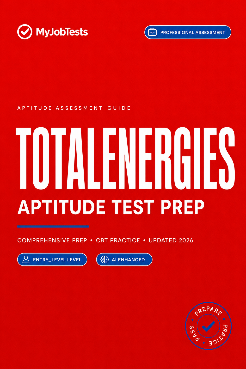 Total Nigeria Internship Aptitude Test Prep Pack TotalEnergies assessment preparation cover