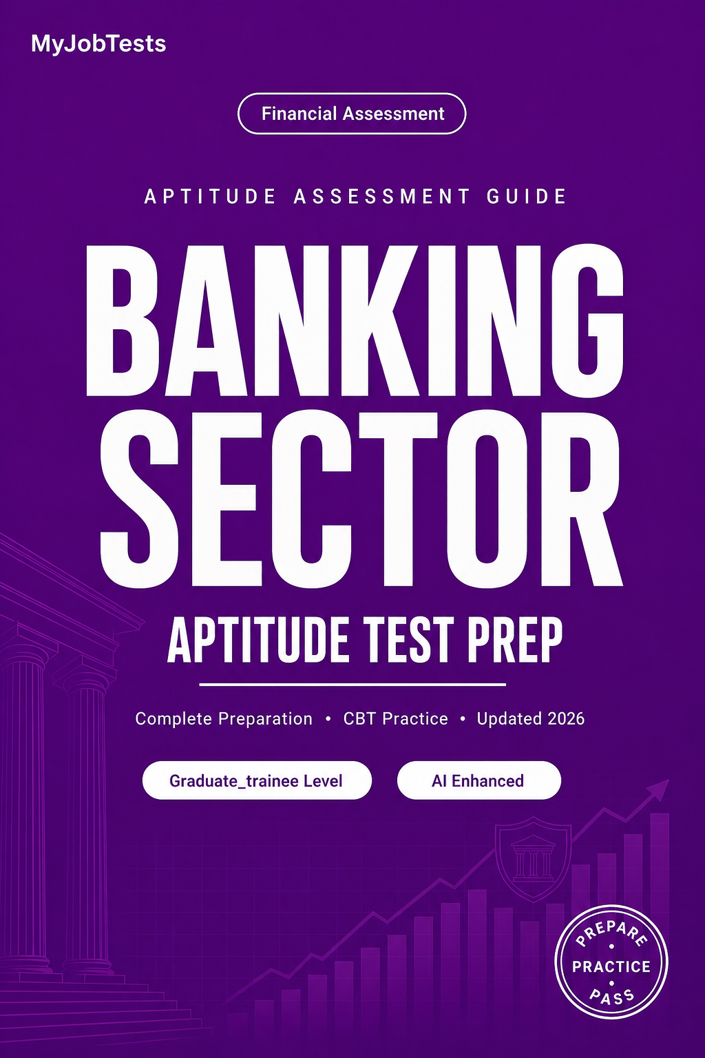 Banking Aptitude Test Pack Banking Sector assessment preparation cover