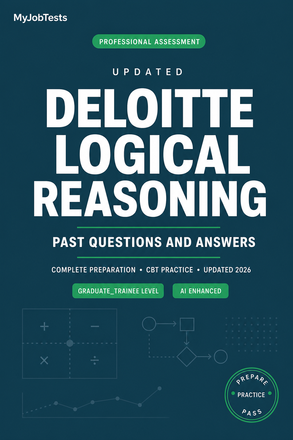 Deloitte Logical Reasoning Test Past Questions and Answers Deloitte assessment preparation cover