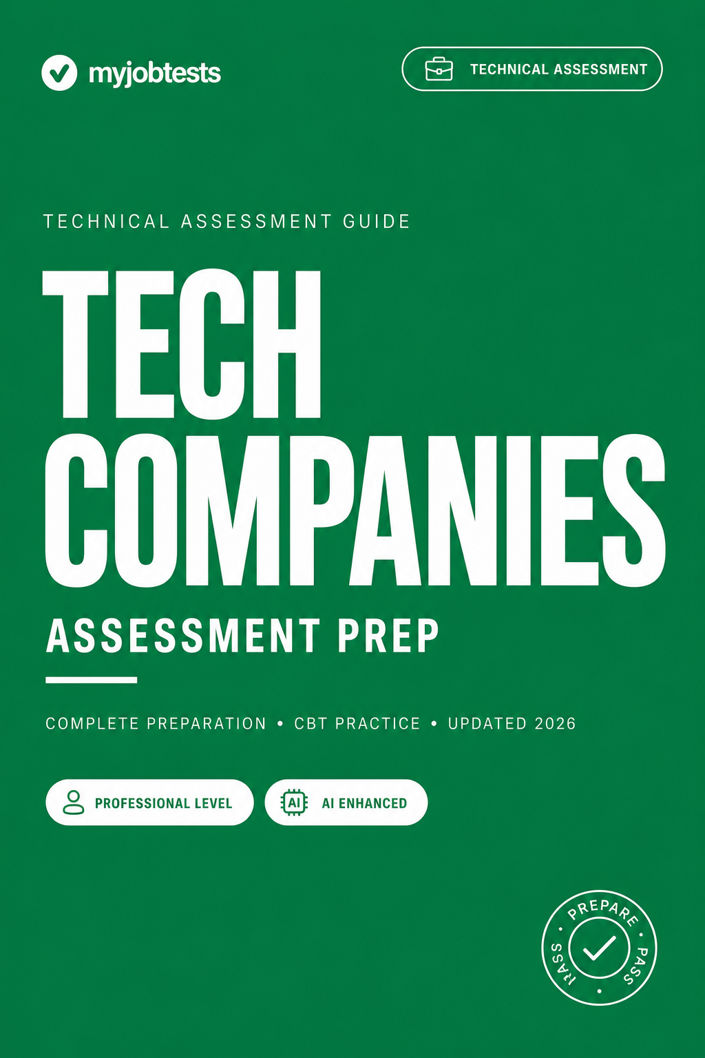 Tech Company Coding Assessment Tech Companies assessment preparation cover