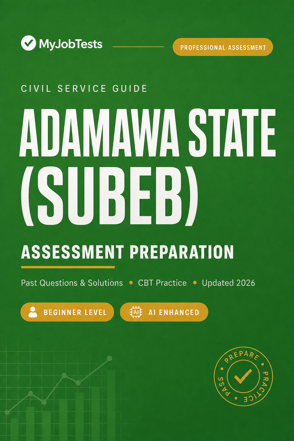 Adamawa SUBEB Recruitment Exam Prep Pack Adamawa State assessment preparation cover