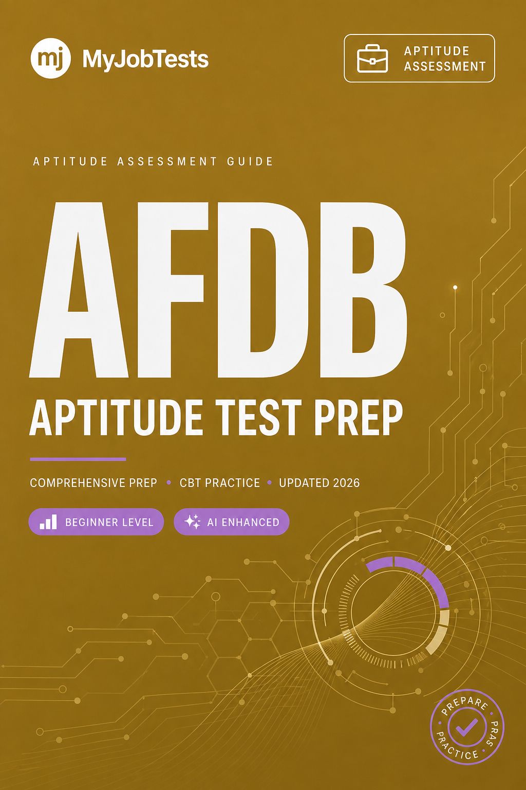 AFDB Aptitude Test Prep Pack AFDB assessment preparation cover - aptitude-test