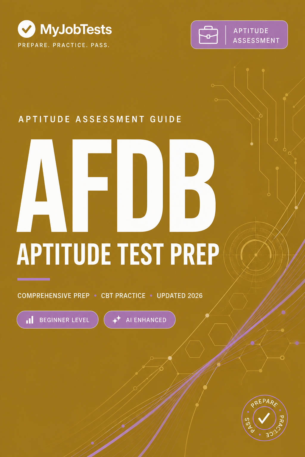 AFDB Aptitude Test Prep Pack AFDB assessment preparation cover