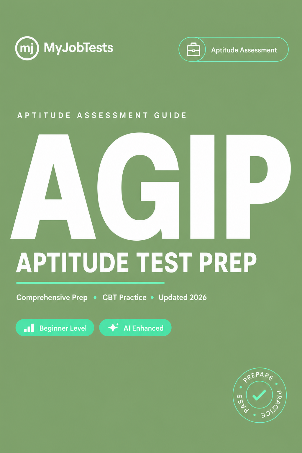 AGIP Graduate Aptitude Test Prep Questions & Answers AGIP assessment preparation cover