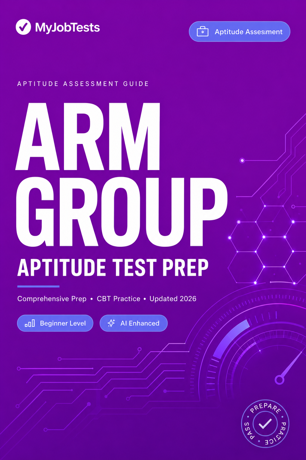 ARM GROUP Aptitude Test Prep Pack ARM Group assessment preparation cover