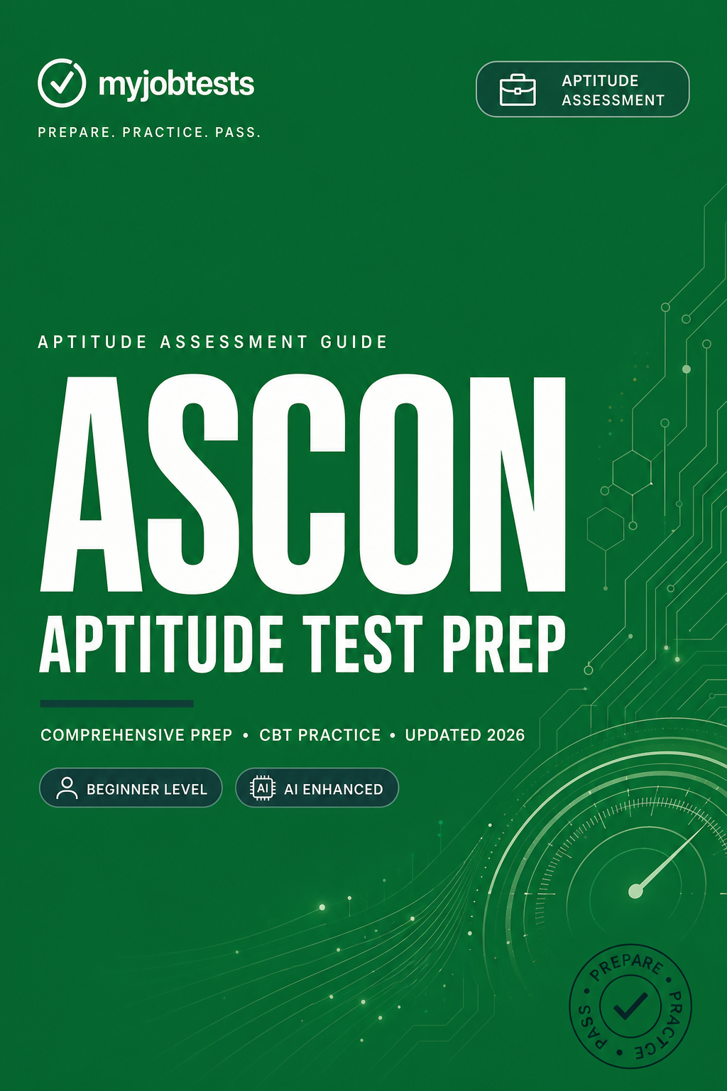 ASCON Aptitude Test Prep Pack ASCON assessment preparation cover - aptitude-test