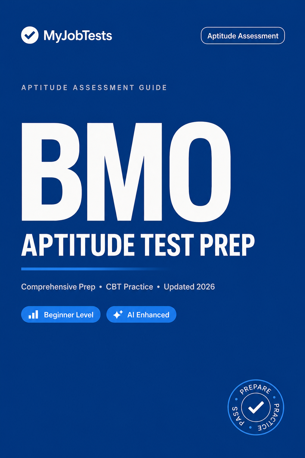 BMO Graduate Aptitude Test Prep Pack BMO assessment preparation cover
