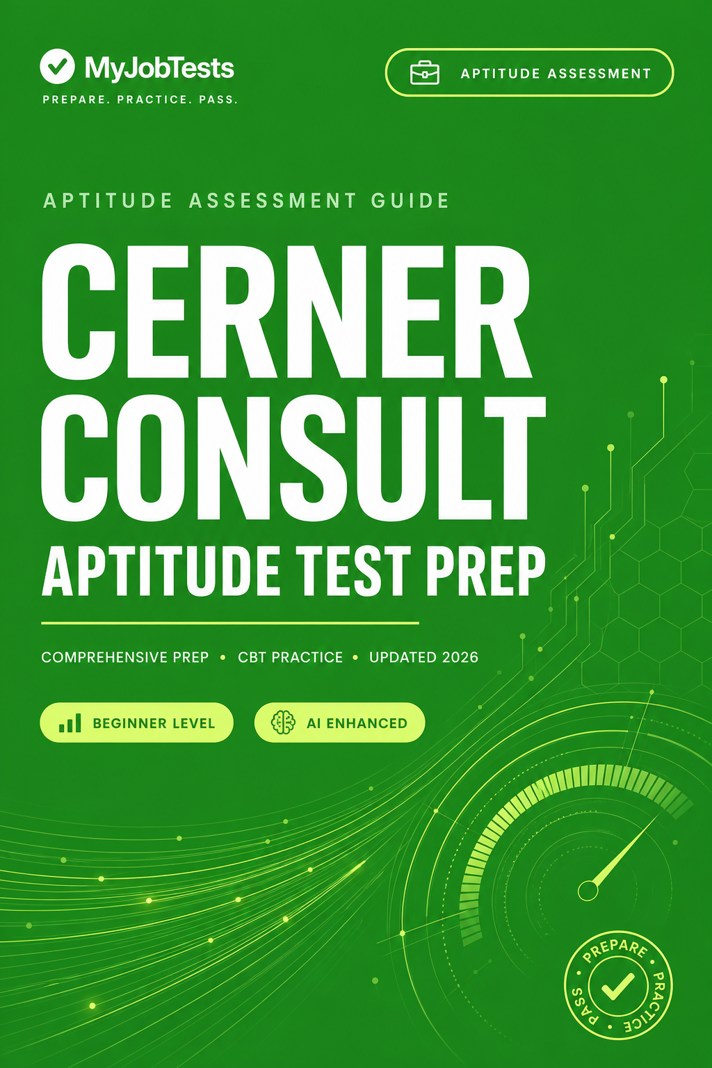 Cerner Consult Aptitude Test Prep Pack Cerner Consult assessment preparation cover