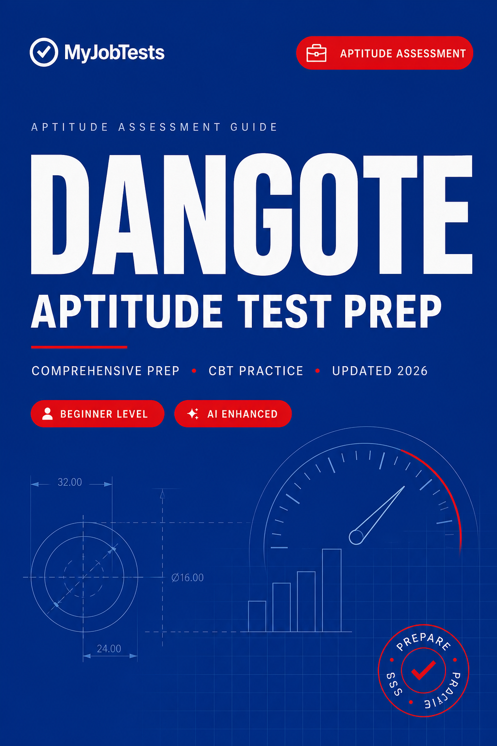 Dangote Aptitude Test Prep Pack Dangote Group assessment preparation cover