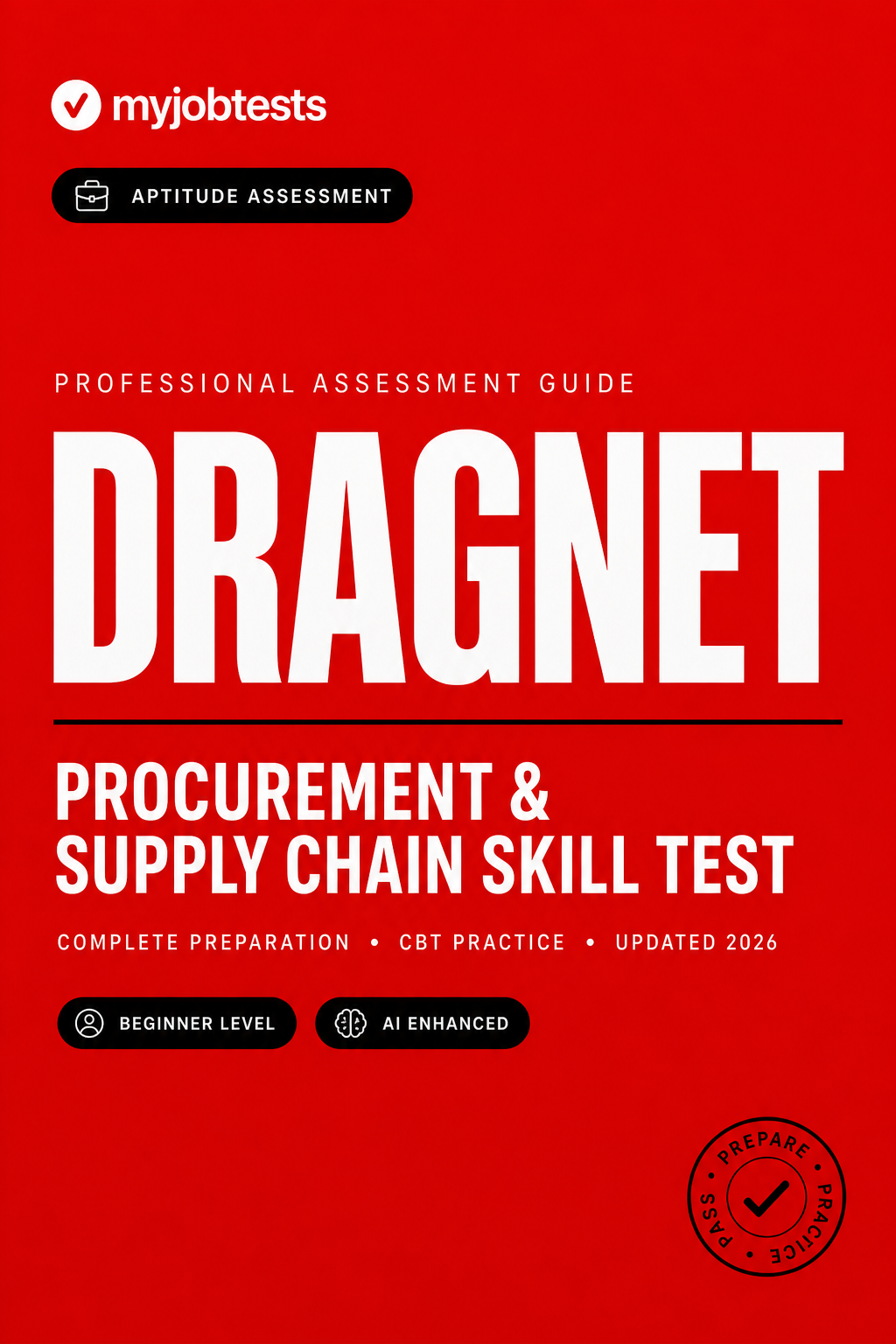 Dragnet Procurement & Supply Chain Skill Assessment Practice Pack Dragnet assessment preparation cover