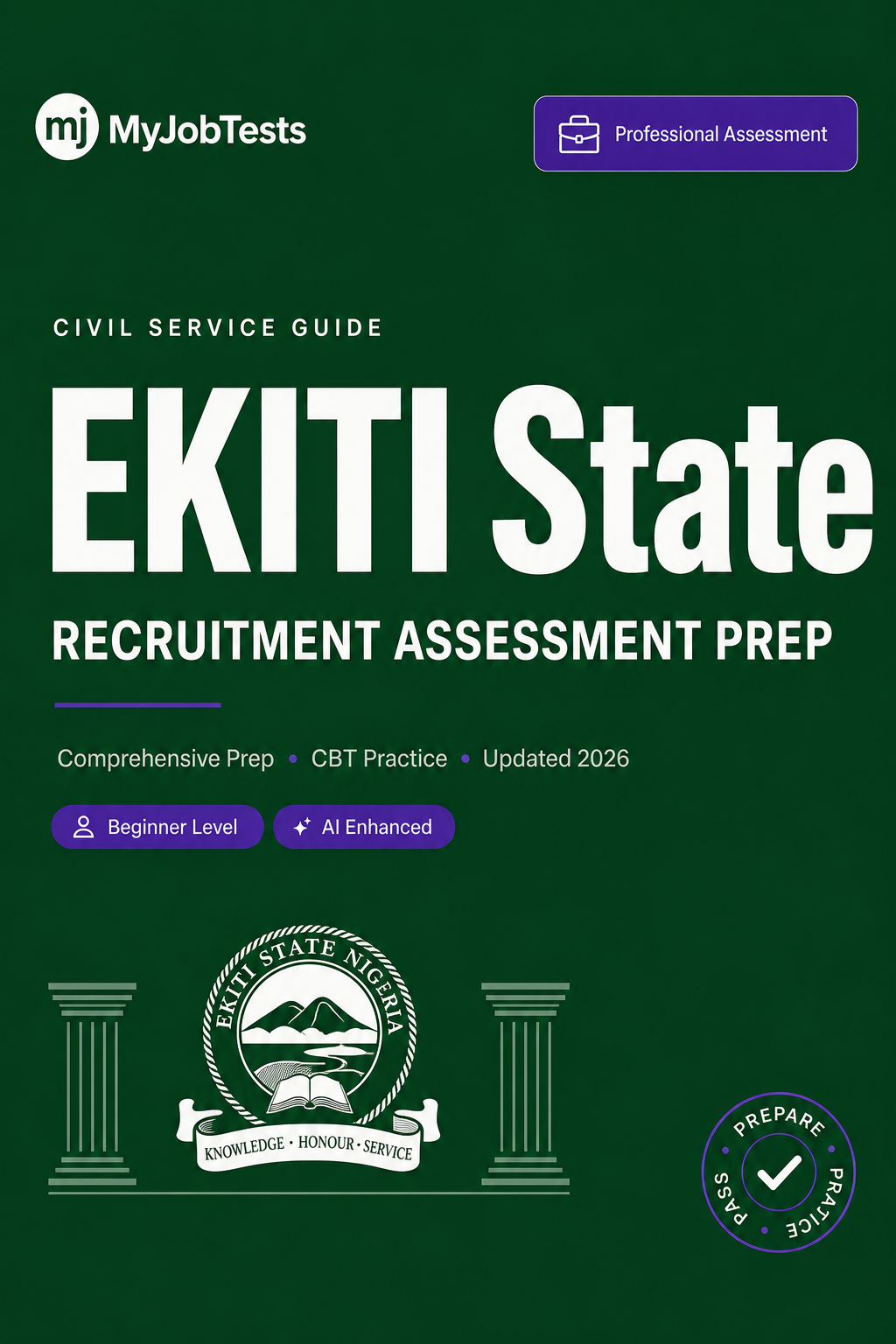 Ekiti State TESCOM Recruitment Exam Prep Pack Ekiti State TESCOM assessment preparation cover