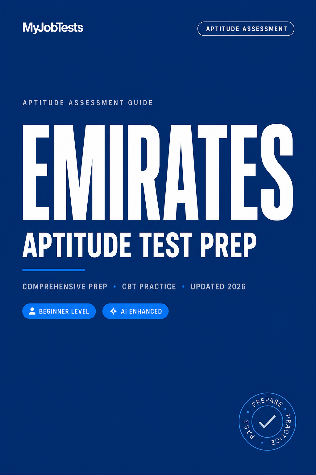 Emirates Graduate Aptitude Test Prep Pack Emirates assessment preparation cover