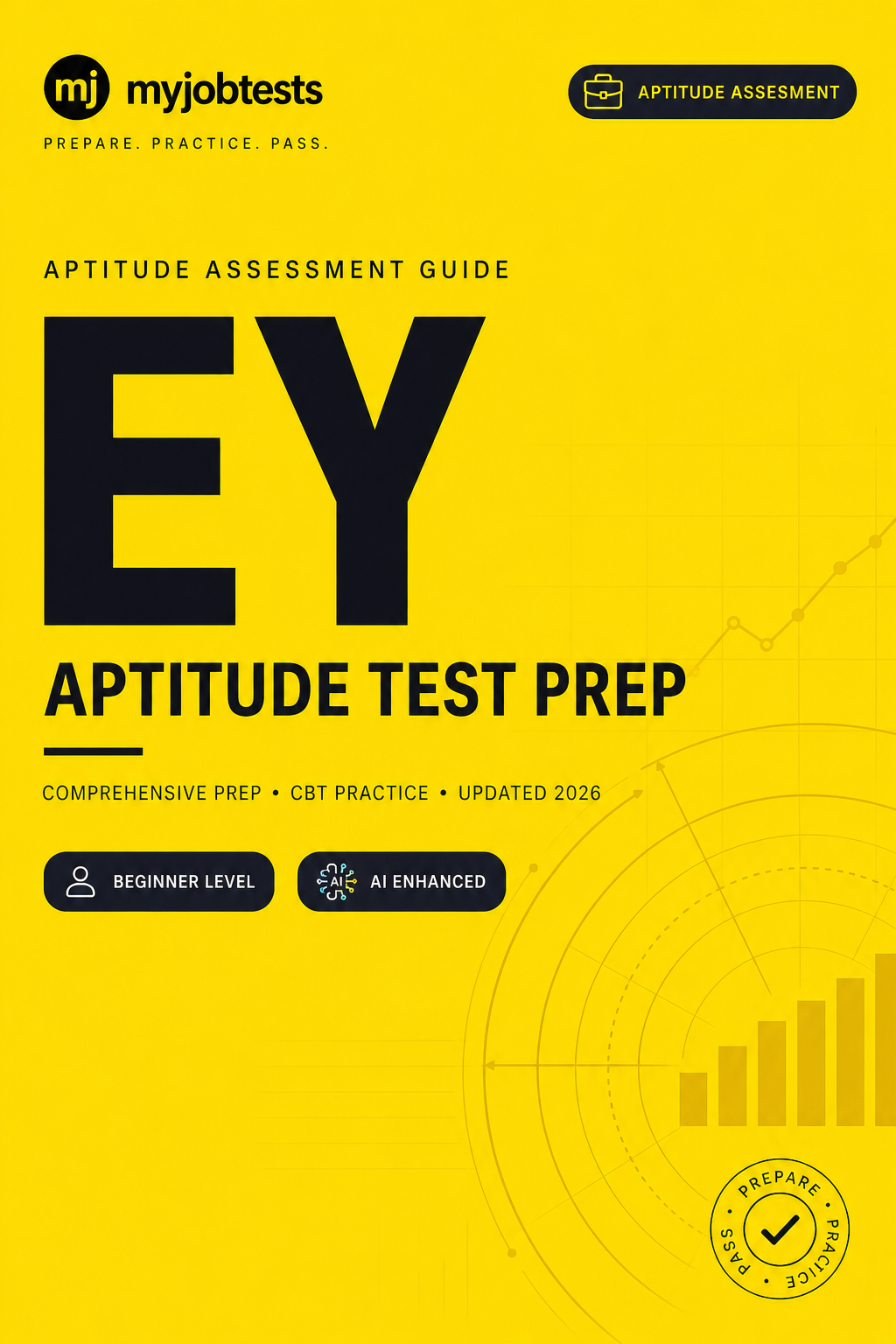 Ernst & young Aptitude Test Prep Questions & Answers EY assessment preparation cover