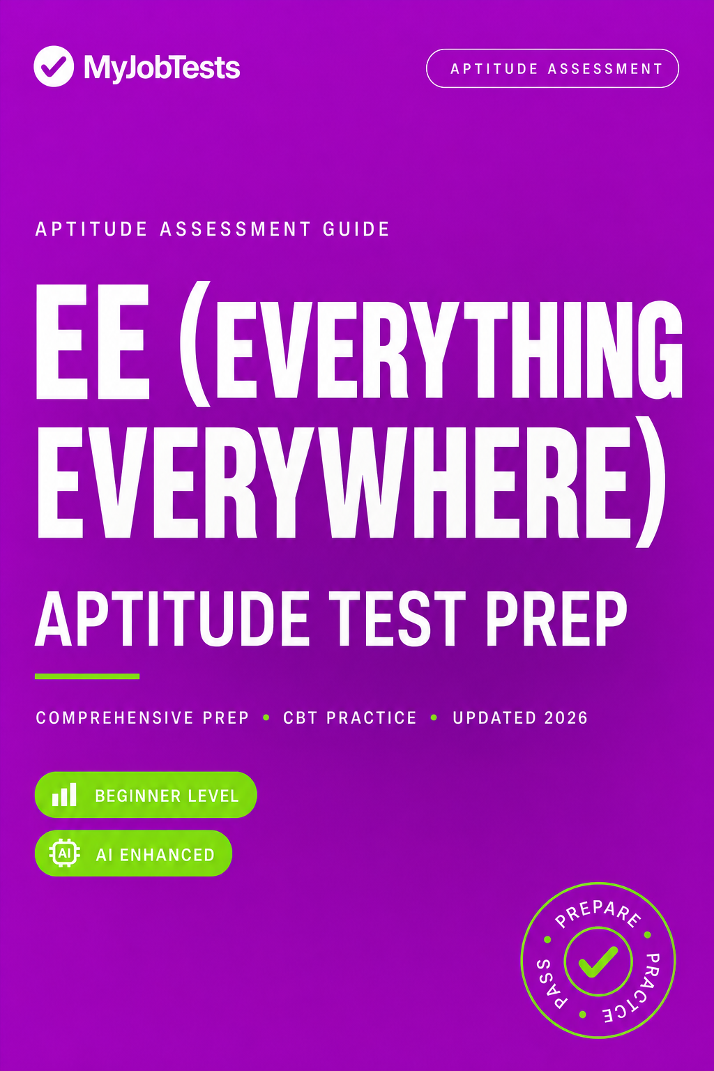 Everything Everywhere (EE) Aptitude Test Prep Pack EE (Everything Everywhere) assessment preparation cover