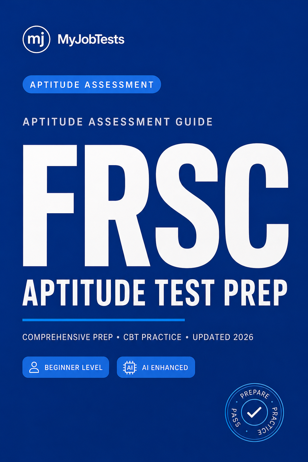 FRSC Aptitude Test Prep Pack FRSC assessment preparation cover