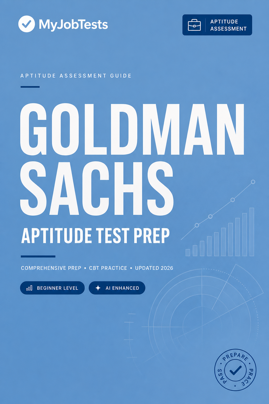 Goldman SACHS Graduate Aptitude Test Prep Pack Goldman Sachs assessment preparation cover