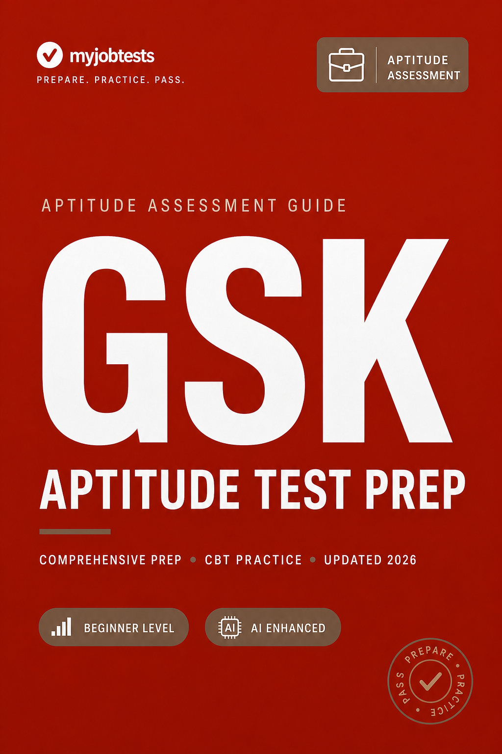 GSK Aptitude Test Prep Pack GSK assessment preparation cover