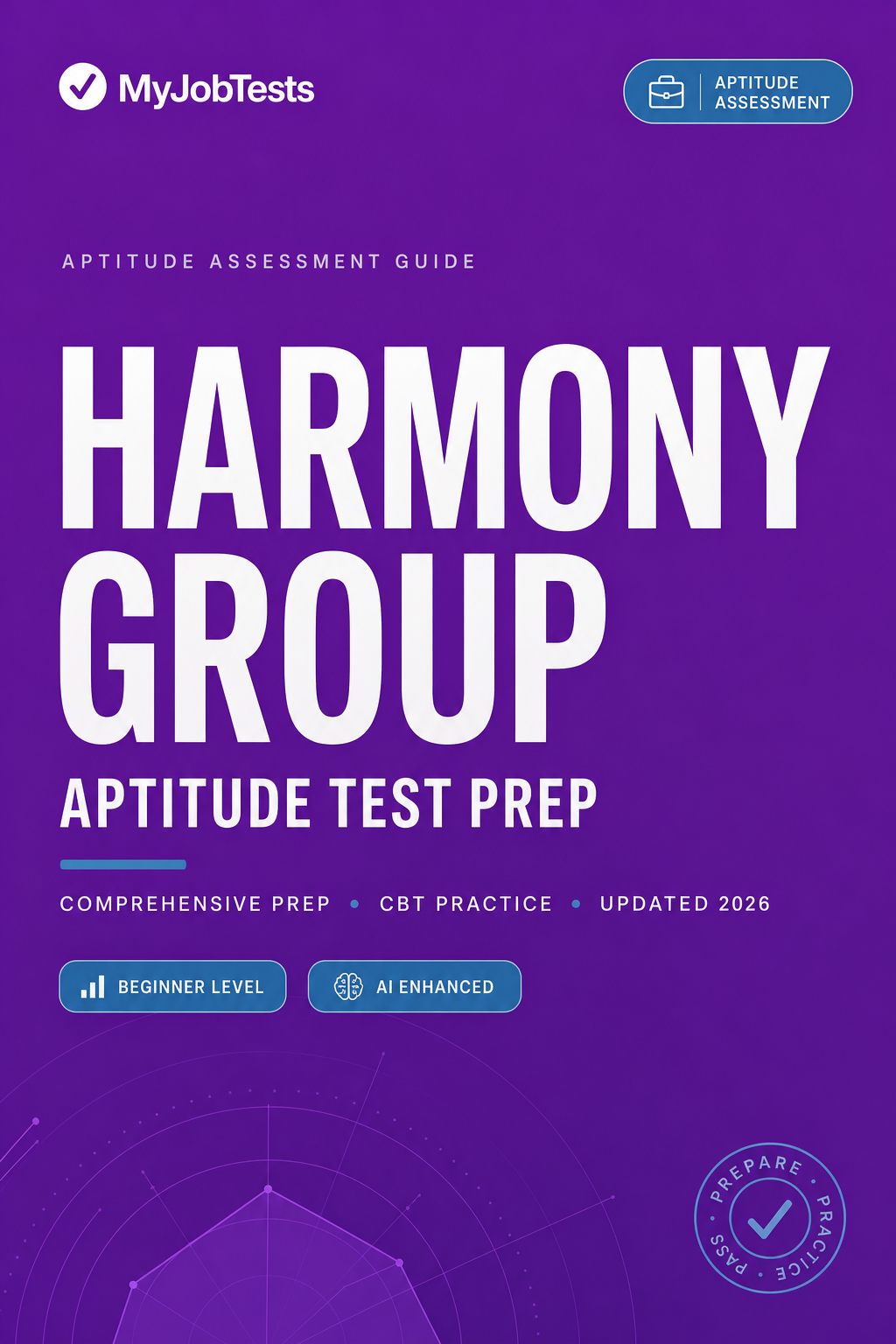 Harmony Group Aptitude Test Prep Pack Harmony Group assessment preparation cover