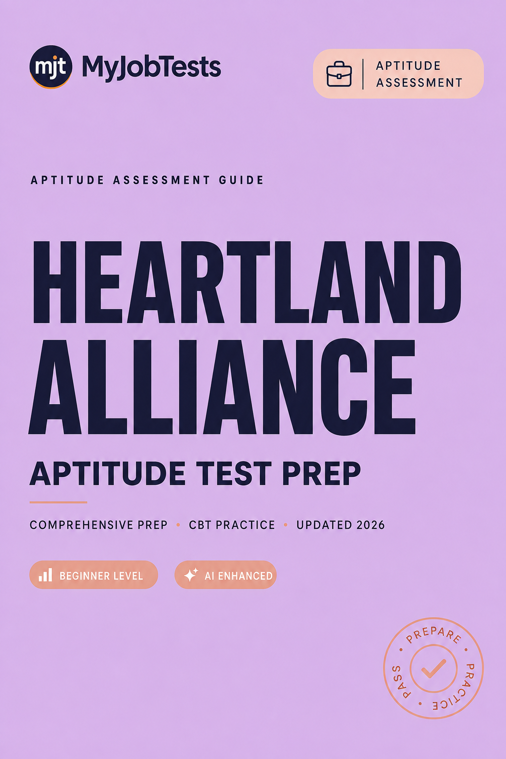 Heartland Alliance Test Aptitude Test Prep Questions & Answers Heartland Alliance assessment preparation cover