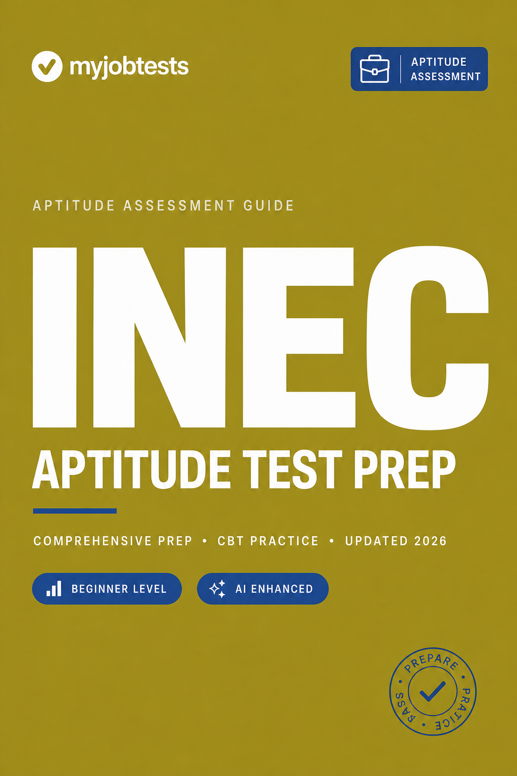 INEC Aptitude Test Prep Pack INEC assessment preparation cover