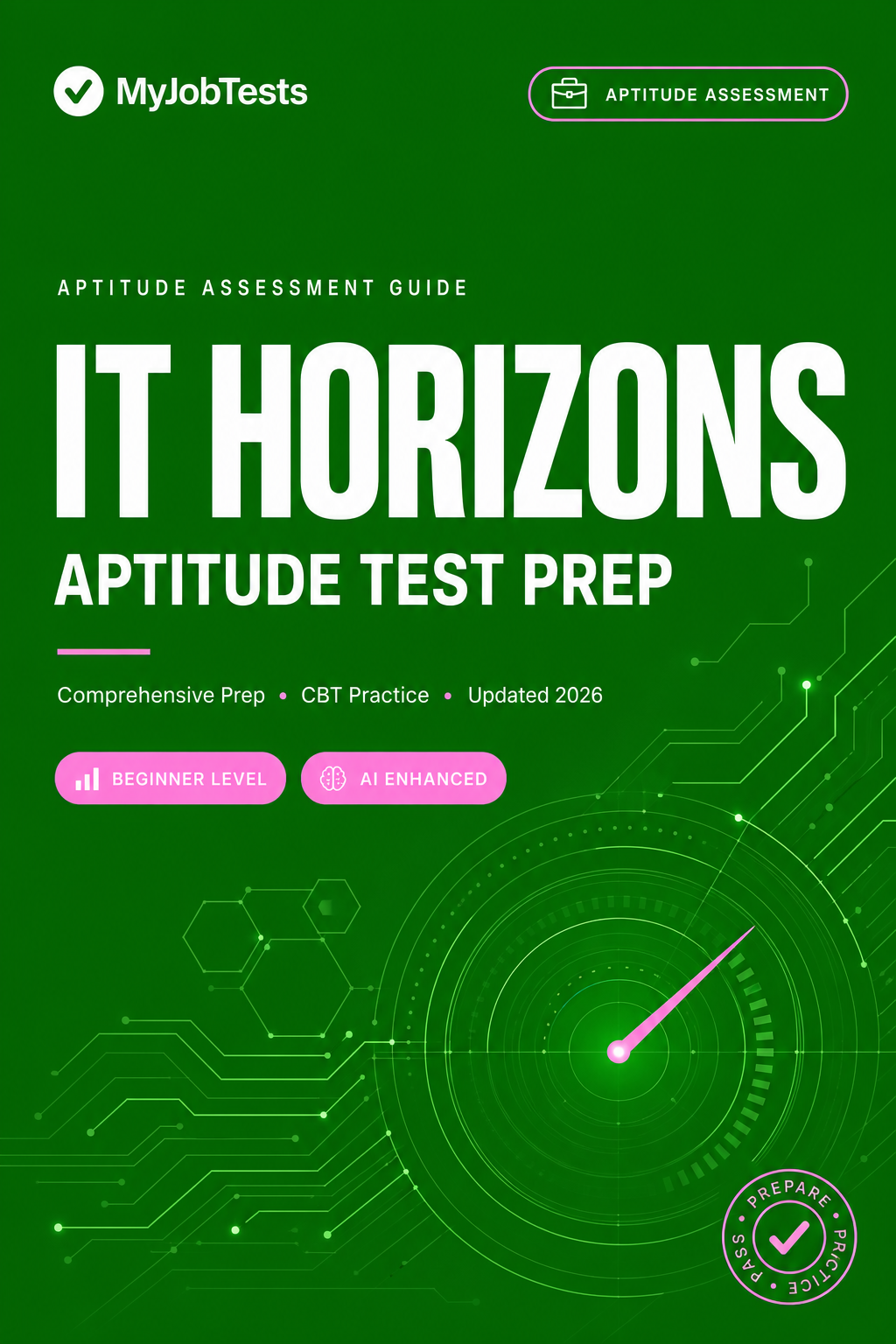 IT Horizons Aptitude Test Prep Pack IT Horizons assessment preparation cover