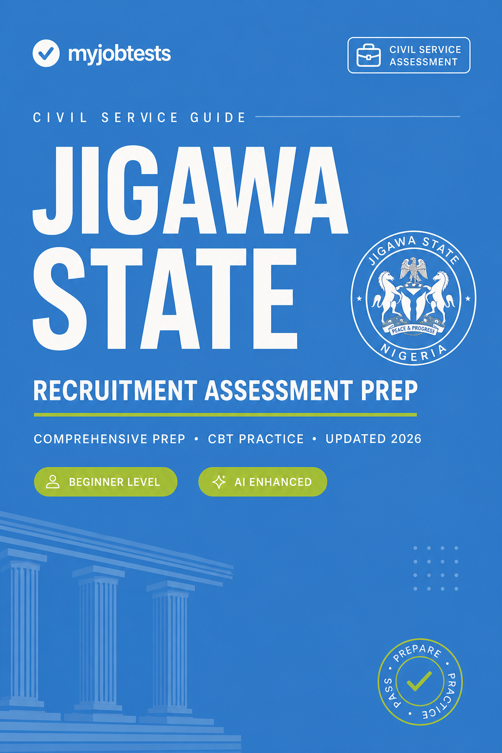 Jigawa State Civil Service Recruitment Exam Prep Pack Jigawa State assessment preparation cover