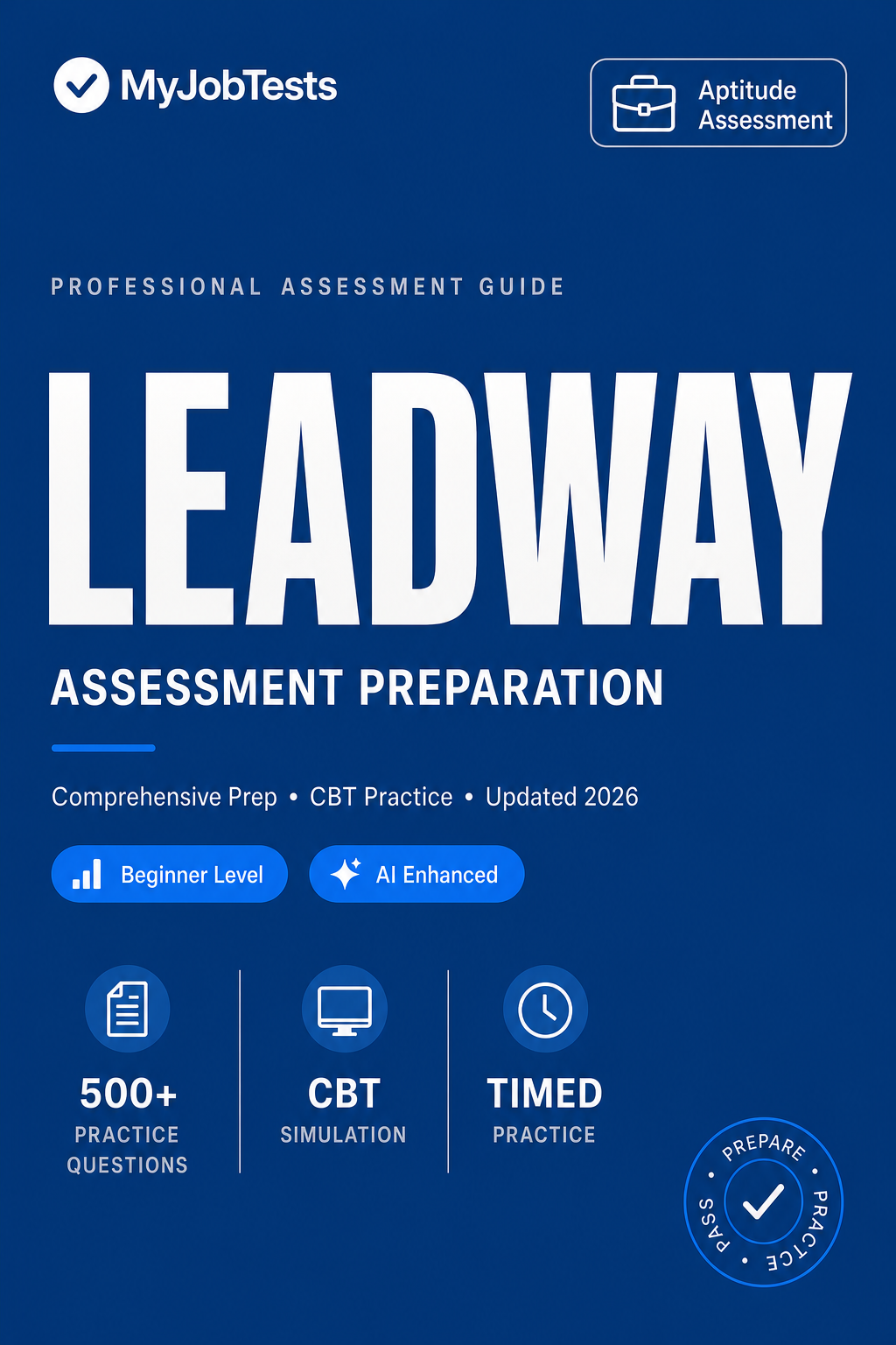 Leadway Pensure Aptitude Test Prep Pack Leadway Pensure assessment preparation cover