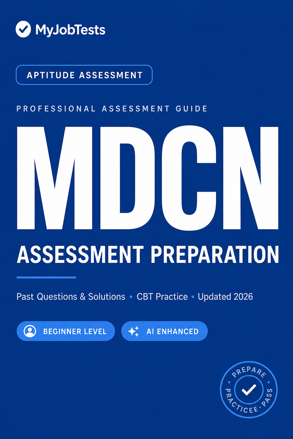 MDCN Aptitude Test Prep Questions & Answers assessment preparation