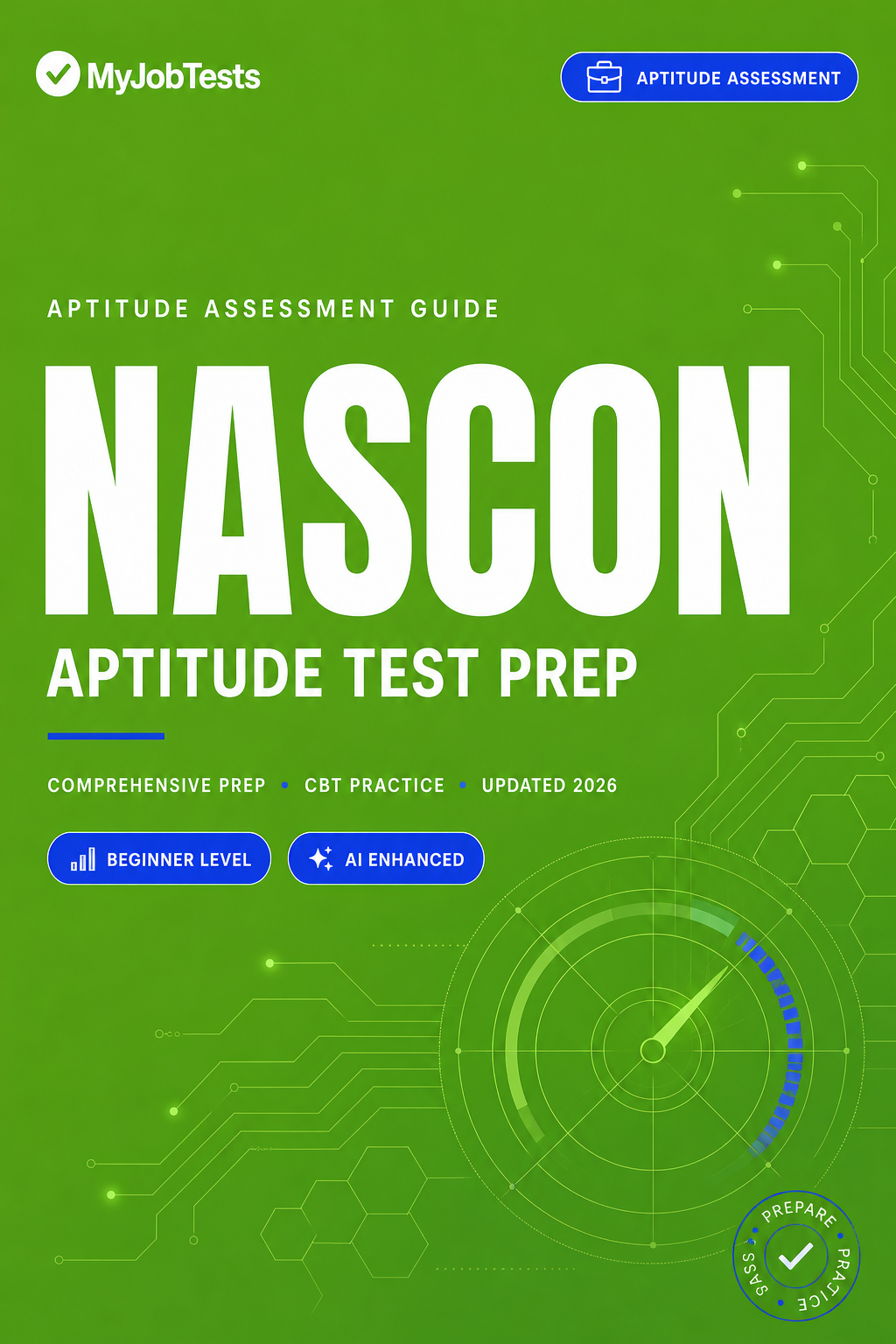 NASCON Aptitude Test Prep Pack NASCON assessment preparation cover