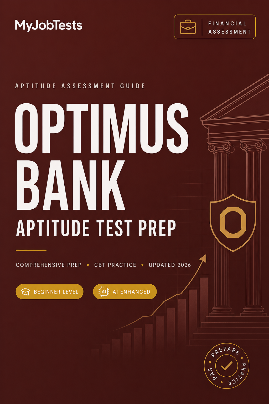 Optimus Bank Aptitude Test Prep Questions & Answers Optimus Bank assessment preparation cover